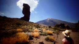 El Roque Cinchado y el Teide en el Parque Nacional del Teide