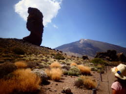 El Roque Cinchado y el Teide en el Parque Nacional del Teide