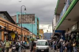 Una calle de San José de Costa Rica