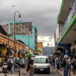 Una calle de San José de Costa Rica