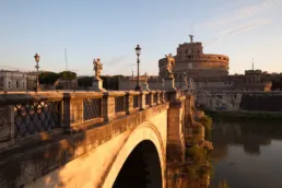 El puente Sant'Angelo en Roma
