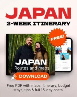 free japan itinerary