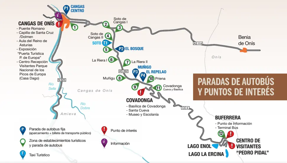 cómo llegar a los Lagos de Covadonga