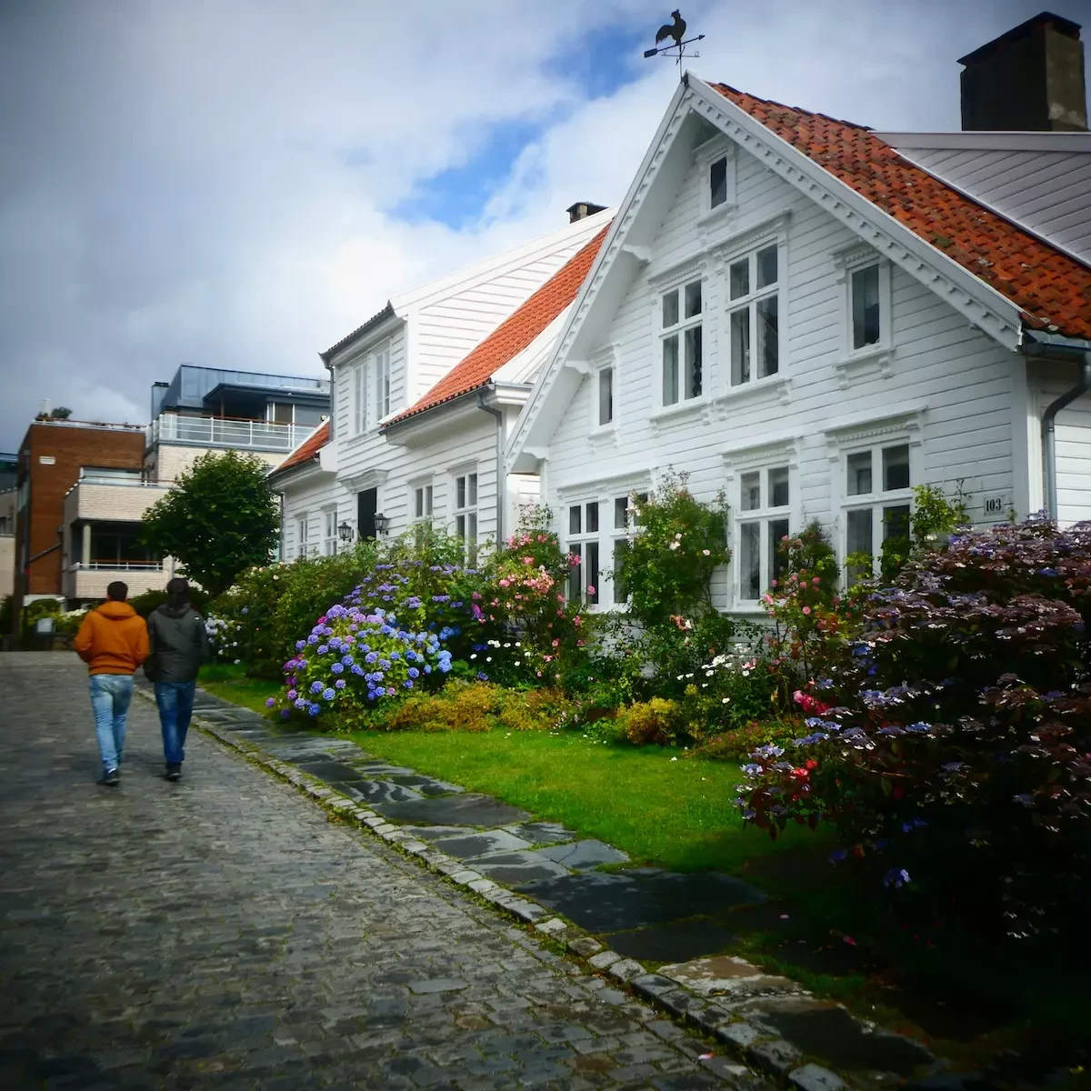 casa en el barrio blanco de Stavanger